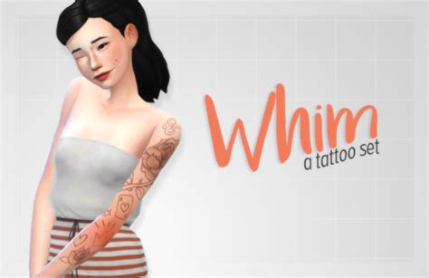 The Best Tattoos By Siampop Sims 4 Tattoos Sims 4 Maxis Match