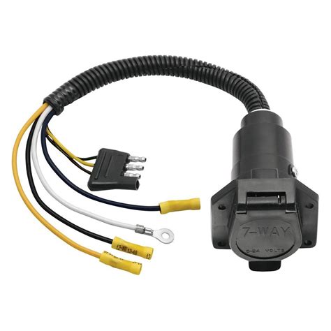 Determine a suitable mounting point on the tow vehicle for the adapter. Tow Ready® 20321 - 4-Flat to 7-Way Flat Pin Connector Adapter