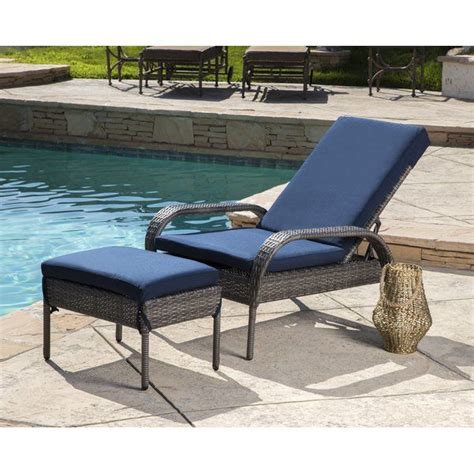 You can find these elegant chairs in different styles, colors and fabric options. Landers Patio Chair with Cushion and Ottoman | Patio ...