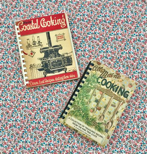 Vintage 1960s Cookbooks Set Of Two New England Cookbooks Maine
