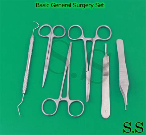 Basic General Surgery Dissecting Dissection Kit Veterinary Anatomy Tools Ebay