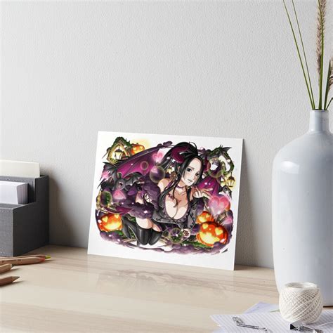 Boa Hancock Cosplay Halloween Anime Girl Waifu Hot Art Board Print By Mihawksama Redbubble