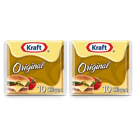 Kraft Original Sliced Cheese 200g X 2pcs Online At Best Price Sliced