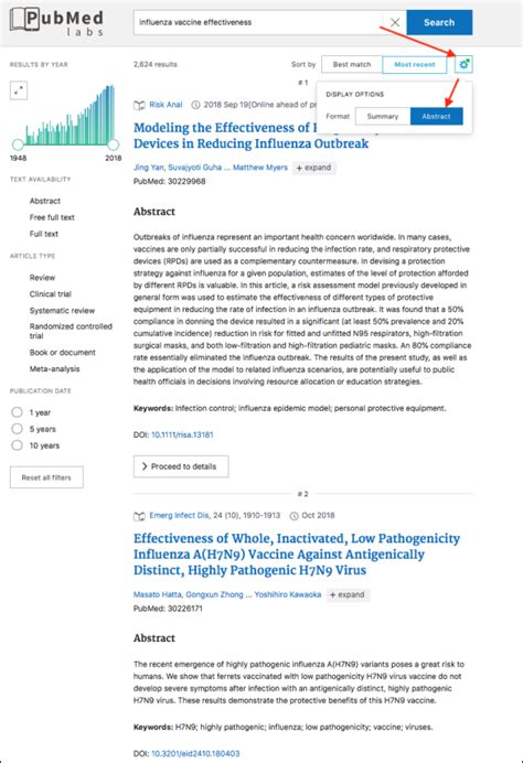 Abstract Display Option Added For Pubmed Labs Search Results Nlm