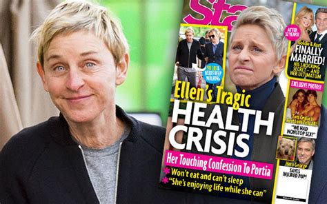 Whats Wrong With Ellen Degeneres Inside The Tv Talk Show Hosts Shocking Health Crisis