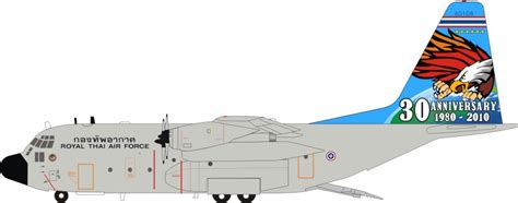 Ktt Decals Thailand Ktt20001 Lockheed C130h Hercules 30th And 40