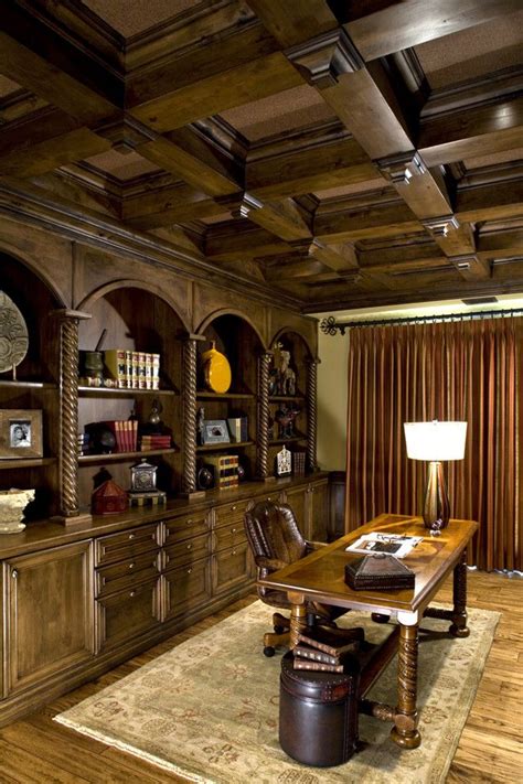 Old World Library Traditional Home Office Phoenix Vm Concept