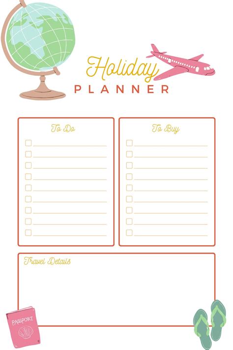 Holiday Planner Etsy