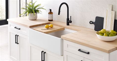 Best Kitchen Sink Styles For Butcher Block Countertops Hardwood