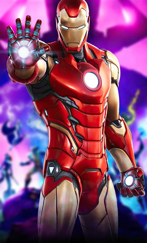 1280x2120 Fortnite Marvel Iron Man iPhone 6+ HD 4k Wallpapers, Images ...