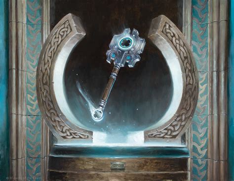 Mace Of The Valiant Mtg Art From Throne Of Eldraine Set By Aaron Miller