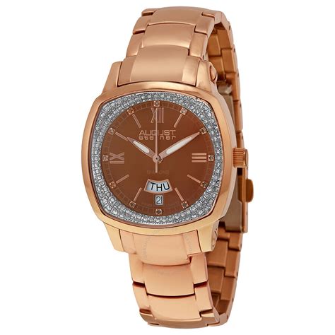 Our august gold course schedule to get your dream toefl score! August Steiner Rose gold-tone Steel Ladies Watch AS8016RG ...