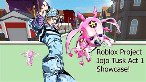 Roblox Project Jojo Tusk Act Showcase YouTube