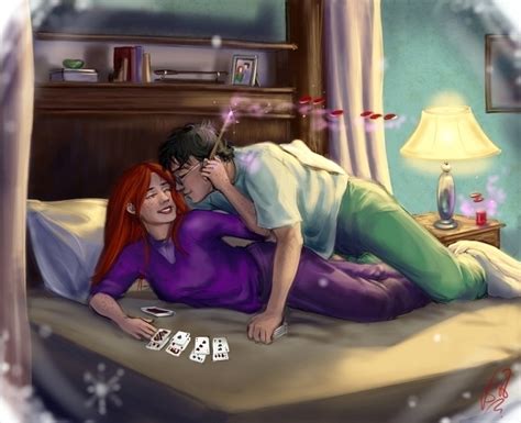 What Fan Art Picture Of Harry And Ginny Harry Potter Fanpop