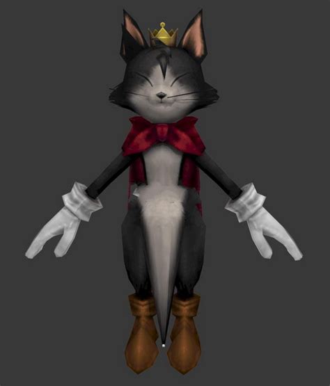 Final Fantasy Cait Sith 3d Model Object Files Free Download Modeling