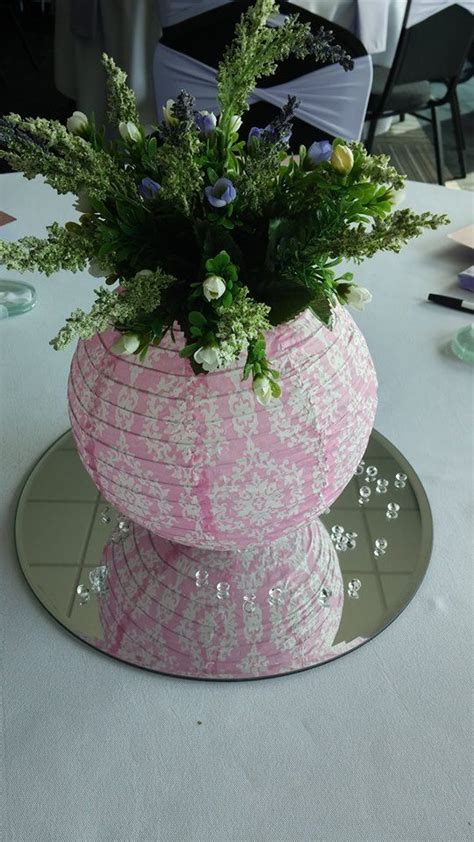 Paper Lantern Centerpiece Sunset Room Paper Lantern Centerpieces