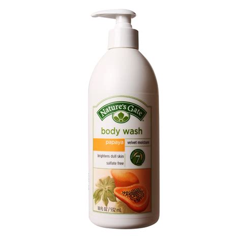 Nature S Gate Papaya Velvet Moisture Body Wash Skin Conditioning