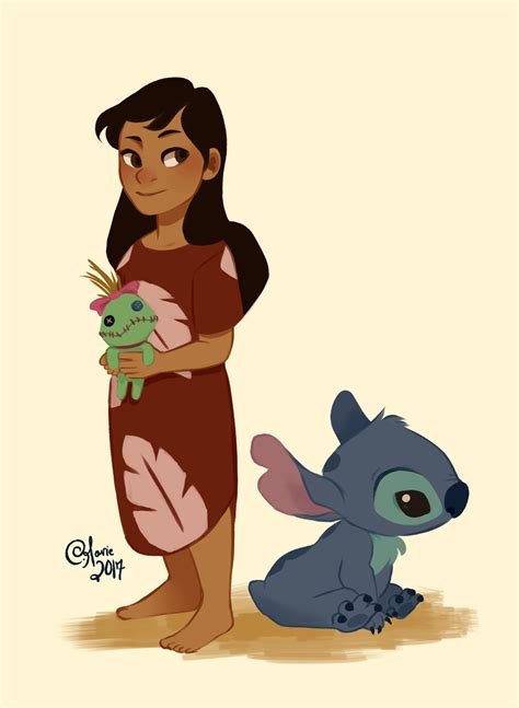 Went Through Another Nostalgia Run Recently And Drew Lilo And Stitch D