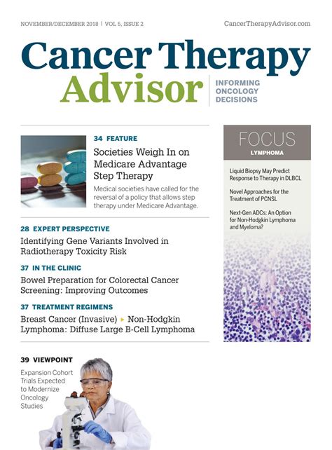 Cancer Therapy Advisor Novemberdecember 2018 Issue By Haymarket Media