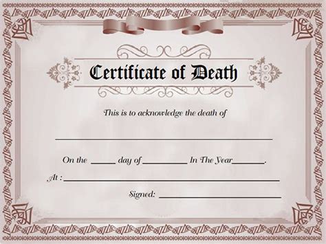 A death certificate is issued by local authorities when a person dies. Pin by Steph Anie on arbys (With images) | Death ...