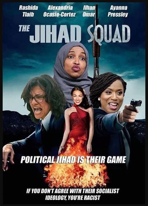 Jihad Squad Poster Aoc Cortex Ilhan Rashida Citizen Free Press