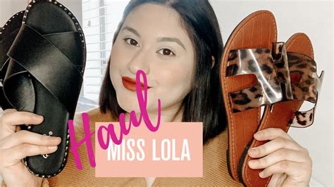 Unboxing Miss Lola Shoe Haul Youtube
