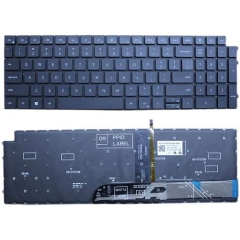 New Black Us Backlit Keyboard For Dell Vostro 15 7510 No Frame Ebay