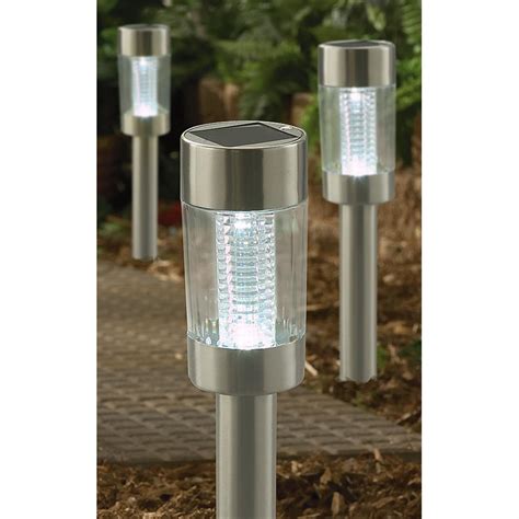 10 Pc Westinghouse® Stainless Steel Solar Pathway Lights 164819