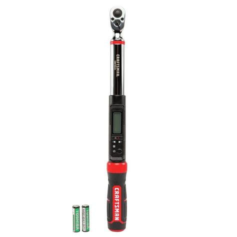 Craftsman 38 In Drive Digital Torque Wrench 20 Ft Lb To 100 Ft Lb At
