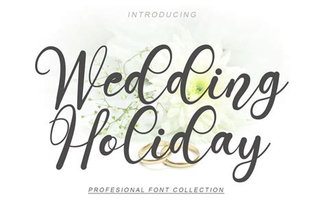 Wedding Holiday Font