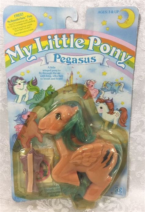 Vintage Rare 1983 Hasbro Mlp My Little Pony Pegasus Firefly Mip 4860