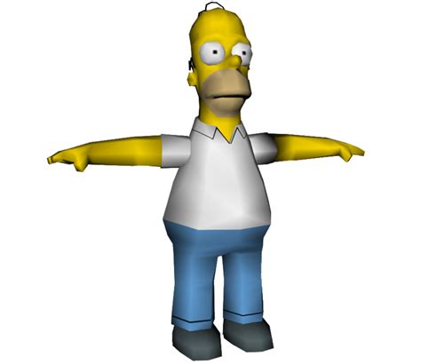 Gamecube The Simpsons Road Rage Homer Simpson The Models Resource