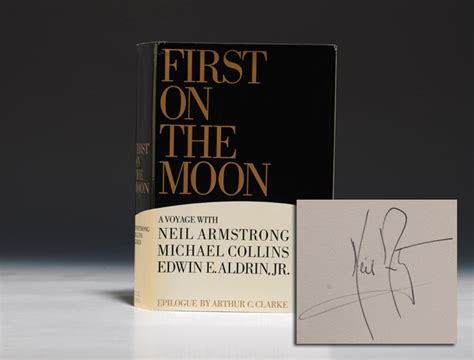First On The Moon First Edition Signed Neil Armstrong Bauman