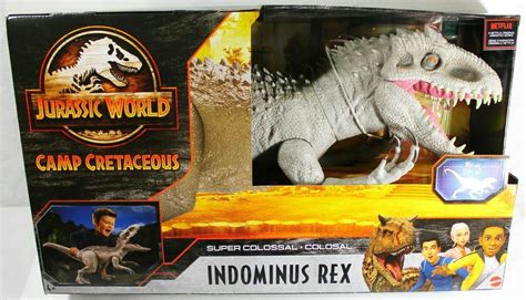 Jurassic World Indominus Rex Camp Cretaceous Isla Nublar Colossal 18″hx3l New Shop