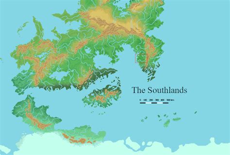 Worldbuilding Project Map Of The Southlands By Smarticle17 On Deviantart