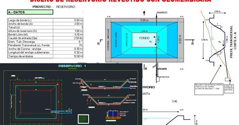 Expedientes Tecnicos Y Perfiles De Proyectos Diseño De Reservorio Con