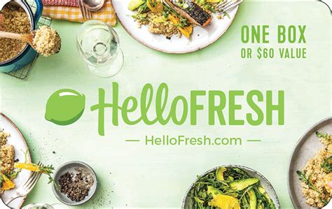 Hello Fresh T Card Perfect For Food Lovers Paypal Us
