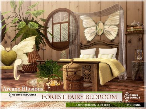 Arcane Illusions Forest Fairy Bedroom By Lhonna From Tsr • Sims 4