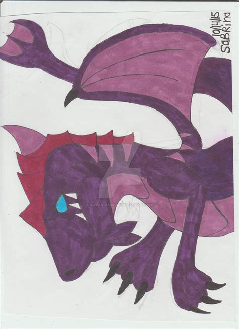Violet Netherwing Drake 001 By Ioveanimals100 On Deviantart