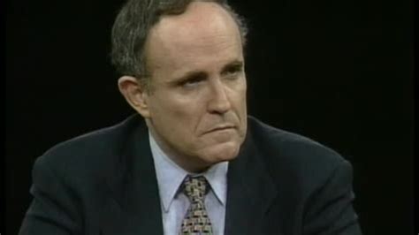 Welcome to the capital of the world. Mayor Rudy Giuliani — Charlie Rose