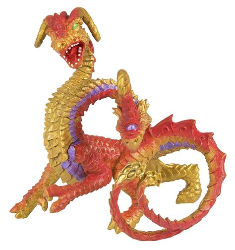 Two Headed Dragon Figurine Safari Limited