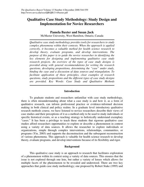 Qualitative Research Paper Introduction / Http Fampra Oxfordjournals ...