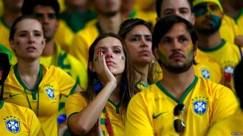 in pictures tears and joy after brazil lose to germany bbc news