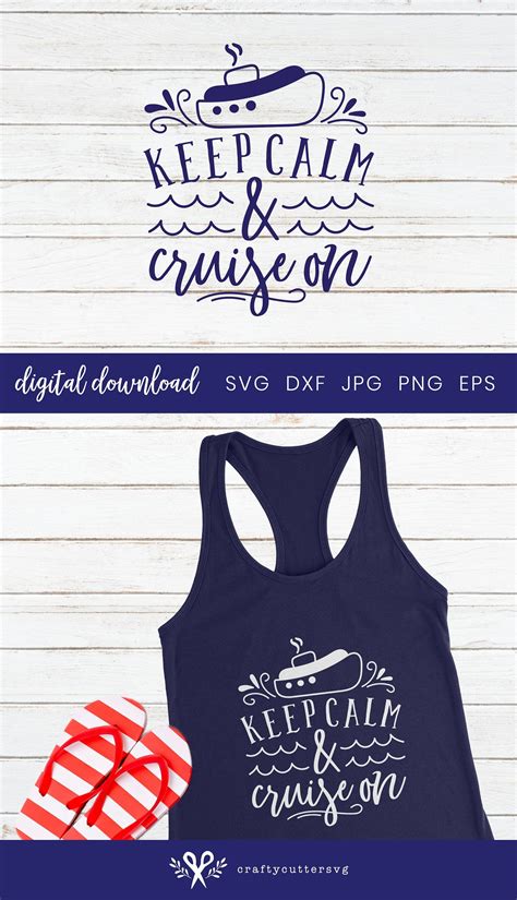 Cruise Trip Shirt Keep Calm And Cruise On Svg Shirt Cruise Etsy In 2022