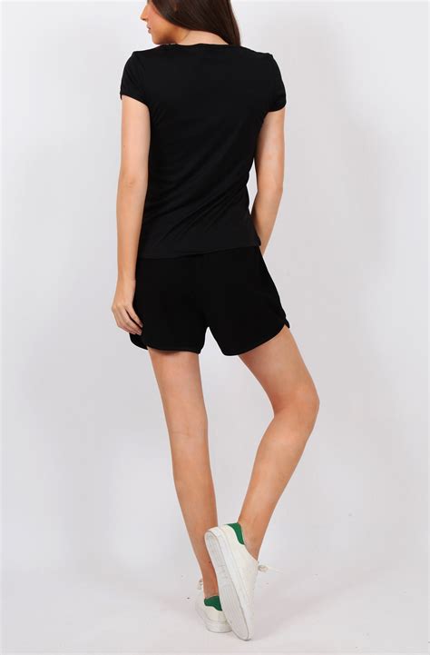 Black Comfy Shorts Yogue Activewear