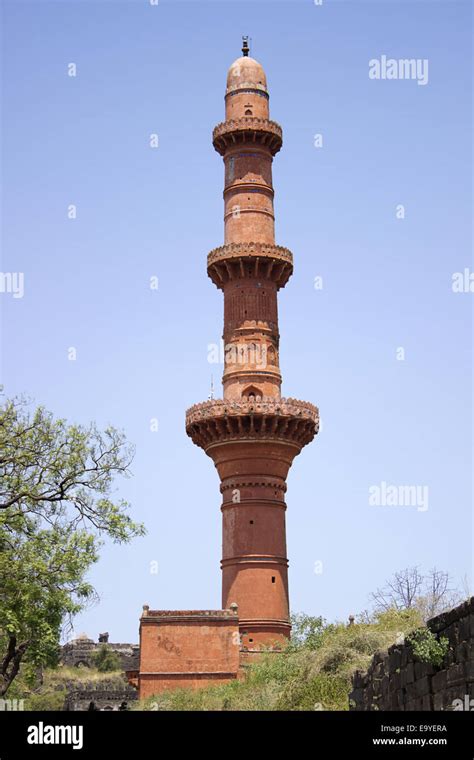 Chand Minar Daulatabad Maharashtra India Stock Photo Alamy
