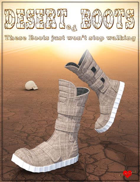 Desert Boots For Genesis 8 Females Render State