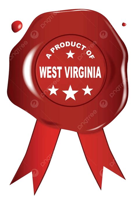 A Product Of West Virginia Usa Rubber Stamp American Vector, Usa