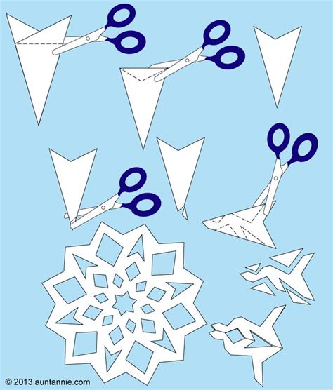 The 25 Best Paper Snowflakes Easy Ideas On Pinterest