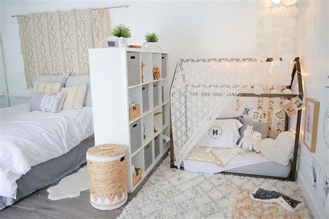 Baby Makes Three A Shared Master Bedroom And Nursery With Global Style